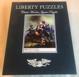 Liberty Classics Wooden Jigsaw Puzzle A.  M.  Willard American Revolution 541 Pc