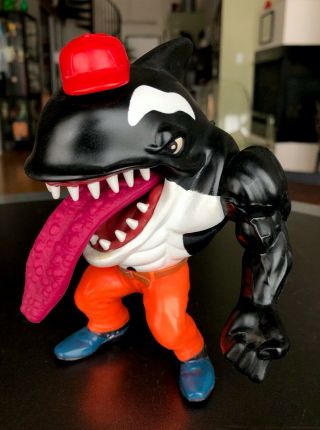 Moby Lick.  Vintage Street Shark Action Figure.  Mattel 1994