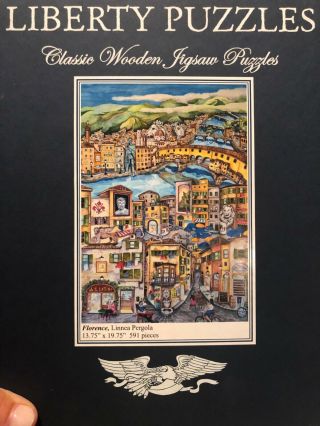 Liberty Puzzles Classic Wooden Jigsaw Puzzles.  Florence.