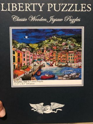 Liberty Classic Wooden Jigsaw Puzzles.  Portofino,  Italy.
