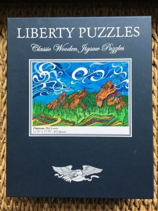 Liberty Wooden Jigsaw Puzzle - Flatirons By Phil Lewis