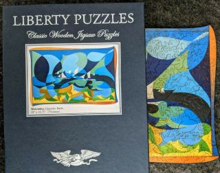 Liberty Wood Wooden Jigsaw Puzzle Marombra By Giacomo Balla 274 Pc - Retired