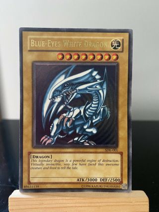 Blue - Eyes White Dragon Ultra Rare Yu - Gi - Oh Card