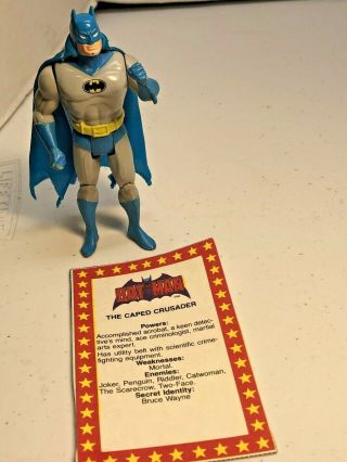 1984 Kenner D.  C.  Comics The Batman 4.  75 " Action Figure Complete