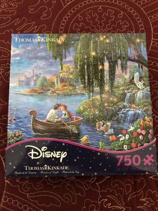 Disney Thomas Kinkade Little Mermaid Puzzle 750 Piece