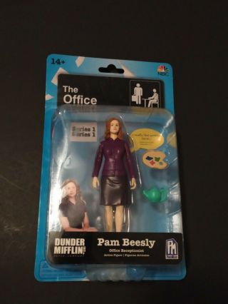 The Office Pam Beesly 5 " Inch Action Figure Phatmojo Series 1 Dunder Mifflin