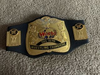 2000 Wwe/wwf World Tag Team Title Belt Jakks Collectors