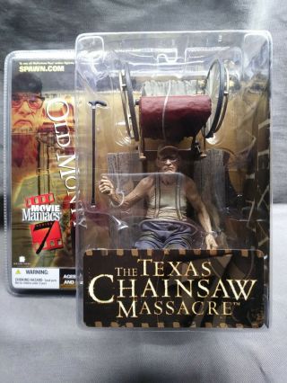 Spawn Movie Maniacs 7 " The Texas Chainsaw Massacre " Old Monty 2004 Horror