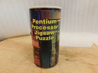 Vintage Intel Pentium Processor Puzzle Pentium I Processor Poster Rare 1980