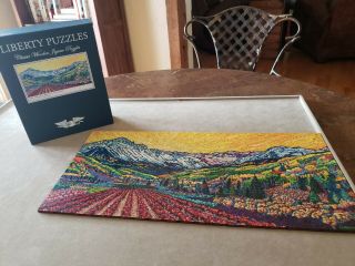 Liberty wooden jigsaw puzzles.  Vines Amongst the Rockies. 2
