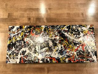 Vintage Jackson Pollock Convergence - Jigsaw Puzzle,  Poster Springbok 1965