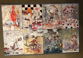 Handcut Wooden Jigsaw Puzzle For Adults - - " Songs From Alice In Wonderland "