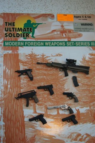 The Ultimate Soldier Modern Foreign Weapons Set - Series Iii By 21st Century Toy