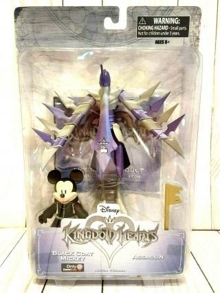 Disney Kingdom Hearts Black Coat Mickey Mouse And Assassin Action Figures