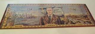 Vintage American Heritage Wooden Jigsaw Puzzle Of The Lindbergh Tapestry