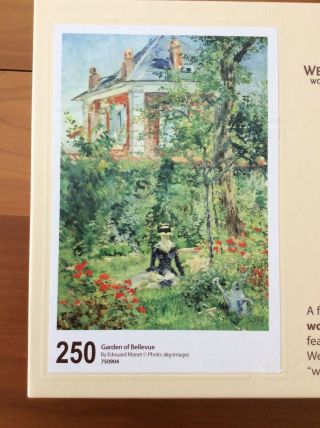 Wentworth Wooden Jigsaw Puzzles 250.  Garden Of Bellevue