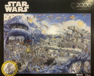 Disney/buffalo Games Puzzles Star Wars 2000 Piece Jigsaw Puzzle
