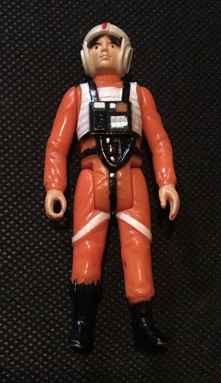 Vintage 1978 Star Wars Action Figure Luke Skywalker X - Wing Pilot Kenner No Gun