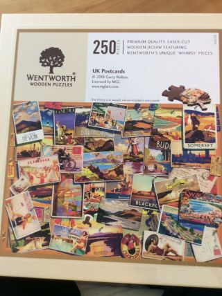 Wentworth Wooden Jigsaw Puzzles 250:uk Postcards