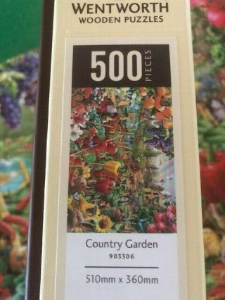 Wentworth Wooden Jigsaw Puzzle - Country Garden 3