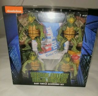 Teenage Mutant Ninja Turtles Baby Turtle Accessory Set Nickelodeon In Hand