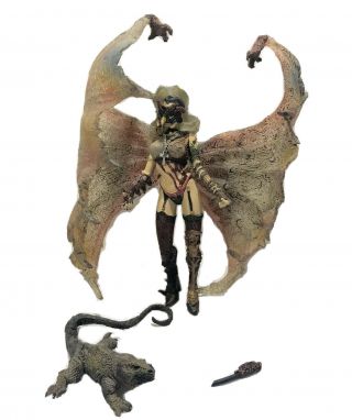 1999 Todd Mcfarlane Spawn The Dark Ages Winged Witch Necromancer Figure 8 "