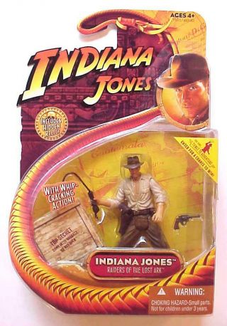 Indiana Jones With Whip - Cracking Action Figure Raiders Of The Lost Ark C - 9,  Momc