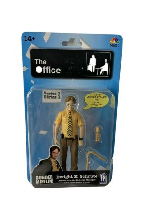 The Office Dwight K.  Schrute 5 " Inch Action Figure Phatmojo Series 1 Nrfp