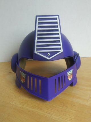 1984 Transformers Voice Changer/amplifier Helmet Rare Vg And