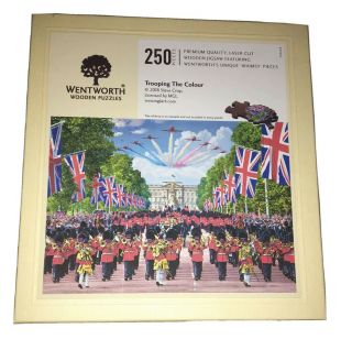 Wentworth 250 Piece Wooden Jigsaw - Trooping The Colour British Royal