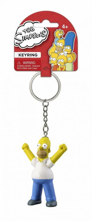 The Simpsons Homer Pvc Figural Keychain