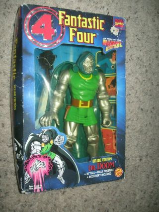 Doctor Doom 12 " Action Figure Toy Biz 1994 Fantastic Four Animated
