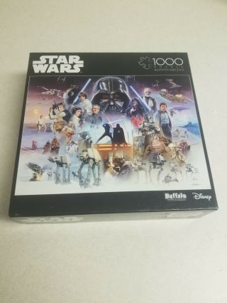 Star Wars The Force Is With You Young Skywalker 1000 Piece Buffalo Puzzle