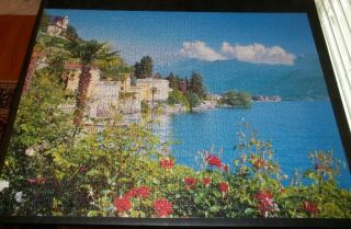 Ravensburger Lake Maggiore,  Italy 1500 Piece Jigsaw Puzzle (complete,  Pre - Owned)