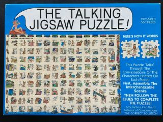 The Talking Jigsaw Puzzle Beach Buffalo Games Don Scott 1995 Rare Complete