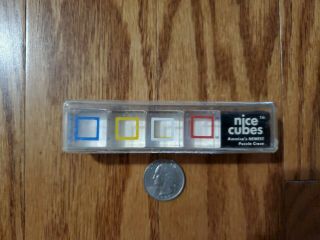 Vintage Cubes A Funtastic Puzzle Game 4 Dice 1968 Made In Virginia,  Usa