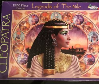White Mountain Legends Of The Nile Cleopatra 1000 Piece Jigsaw Puzzle Egypt,