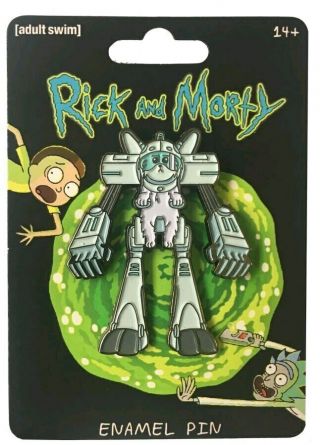 Rick And Morty - Snowball Enamel Pin - Iko1191