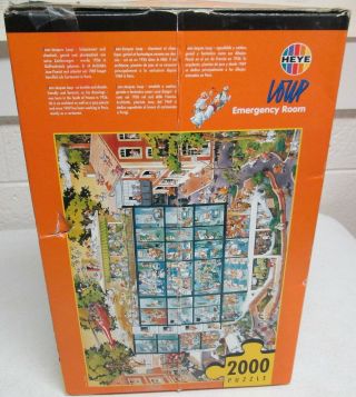 Jigsaw Puzzle 2000 Piece Heye Emergency Room By Jacques Loup With Poster