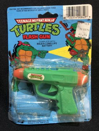 Vtg 1988 Teenage Mutant Ninja Turtles Tmnt Signal Flash Gun Open Package