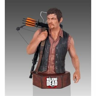 The Walking Dead - Daryl Dixon Limited Edition Mini Bust Gentle Giant Amc Bnib