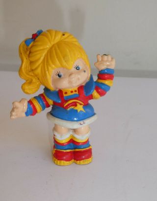 Ancienne Figurine Blondine Serie Rainbow Hallmark Serie Tv 1983 Brite Figure