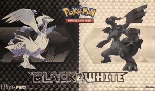 Pokemon Black & White Reshiram Zekrom Ultra Pro Playmat Play Mat