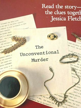 1984 MURDER SHE WROTE An Unconventional Murder 550 Piece Jigsaw Puzzle VGUC 2