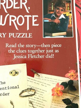 1984 MURDER SHE WROTE An Unconventional Murder 550 Piece Jigsaw Puzzle VGUC 3