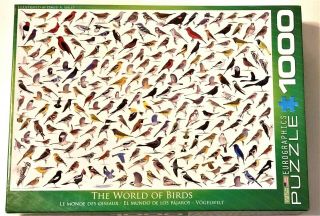 Eurographics The World Of Birds 1000 Piece Jigsaw Puzzle Pre - Owned David Sibley