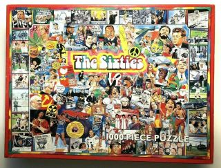 Complete White Mountain The Sixties 1000 Piece Jigsaw Puzzle 60 
