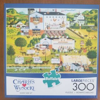 Charles Wysocki 300 Large Piece Jigsaw Puzzle W/poster