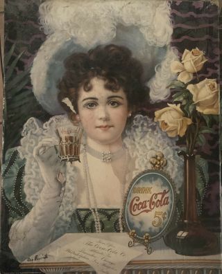 Vintage Springbok Coca Cola 500,  Piece Puzzle “an Old Fashioned Girl” Complete