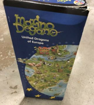 Heye Marino Degano United Dragons Of Europe 4000 Piece Puzzle With Poster